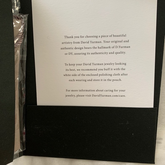 David Yurman Southwest Feather Silver Set - Picture 8 of 8